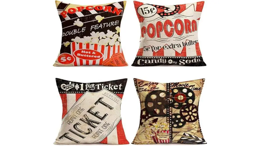 movie theme pillow covers