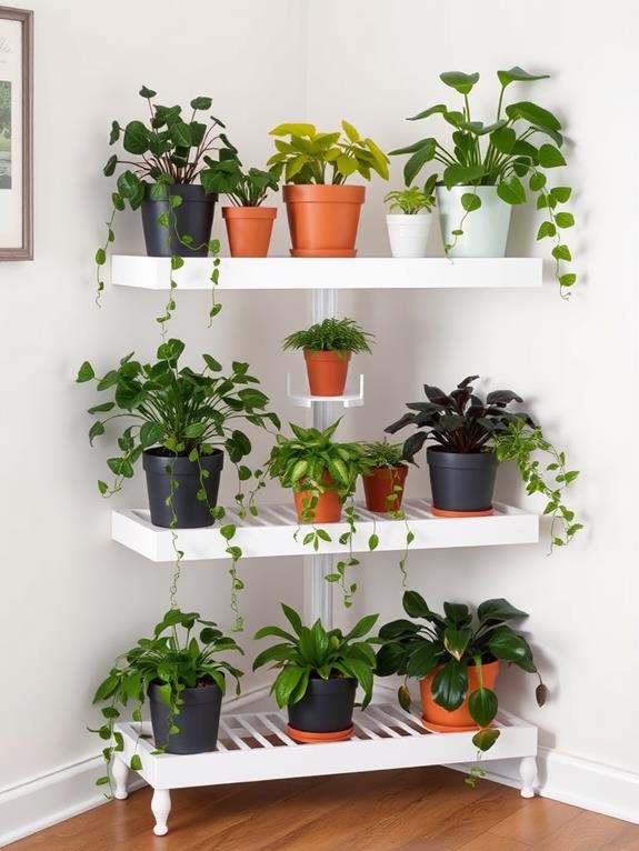 multi level plant display stands