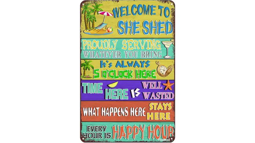 my she shed sign