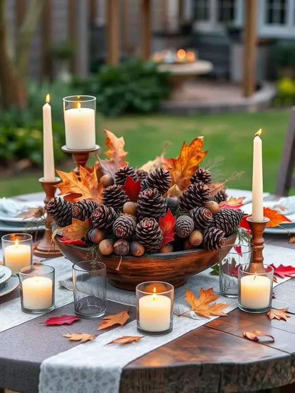 nature inspired table centerpieces