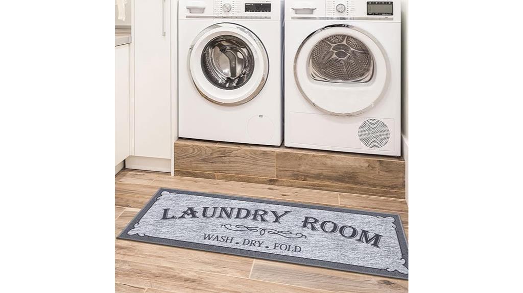 non slip laundry room rug