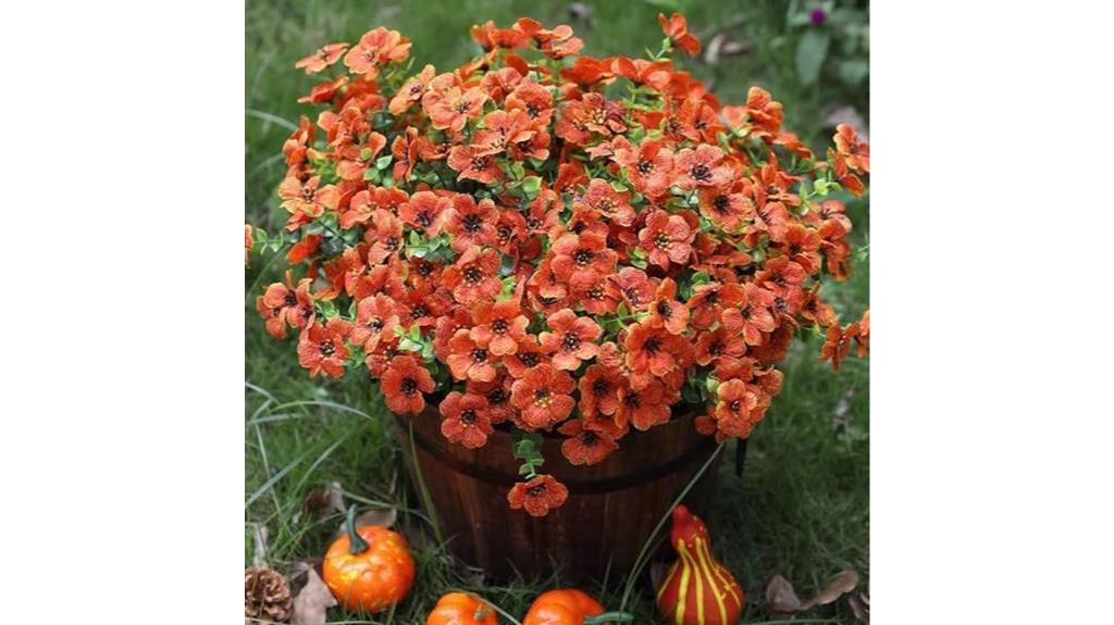 outdoor artificial fall plants