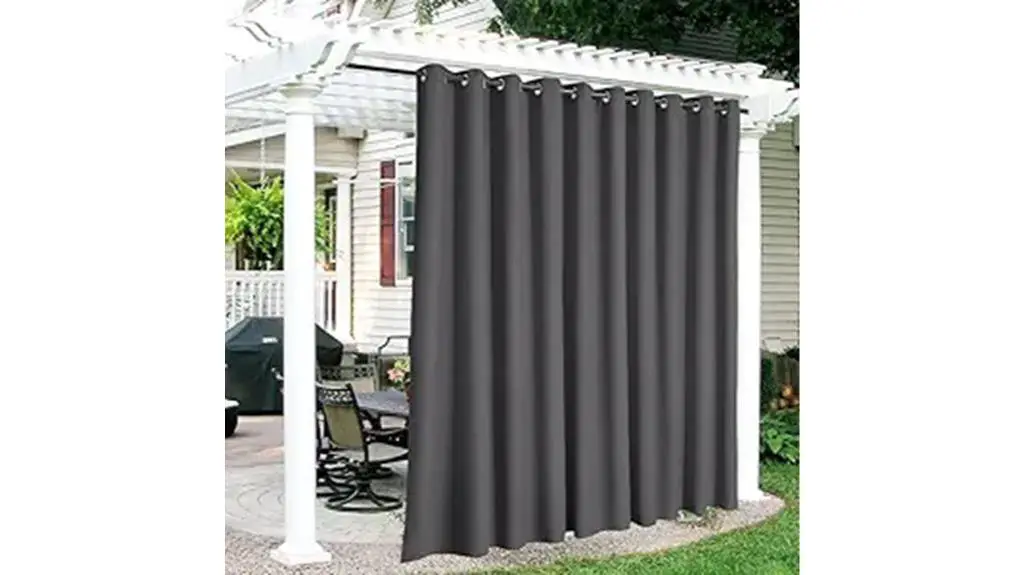 outdoor pergola curtain set