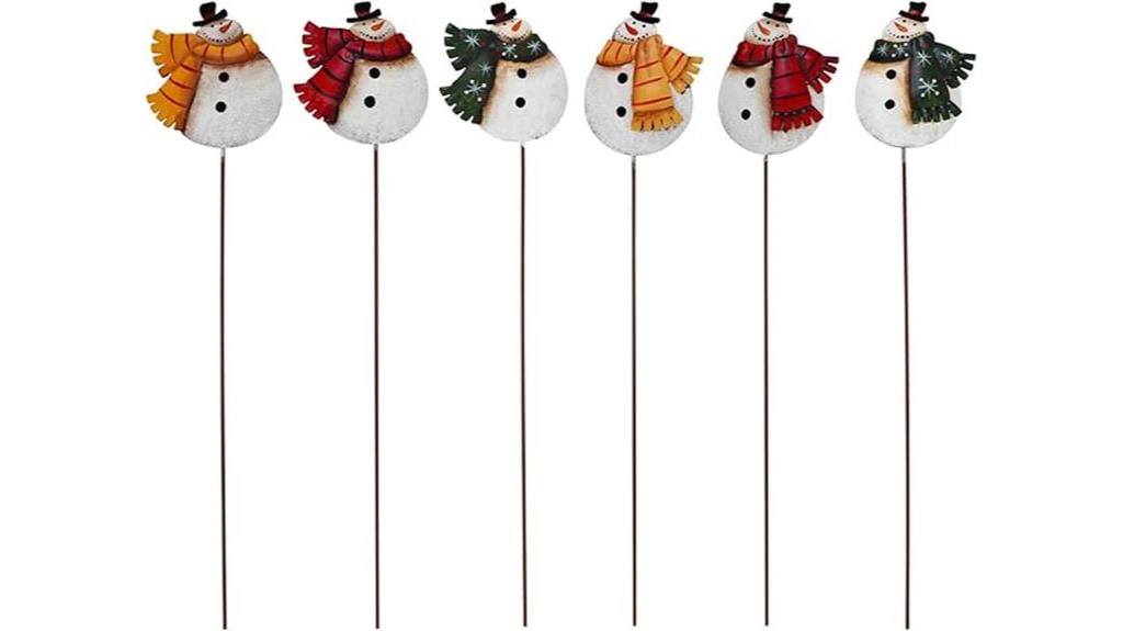 outdoor snowman yard decorations