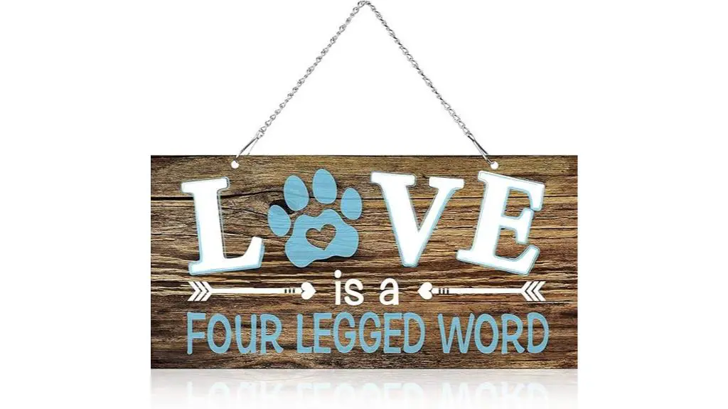 pet paw love sign