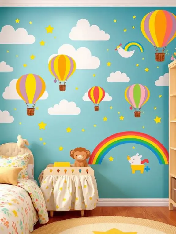 playful decorative wall stickers