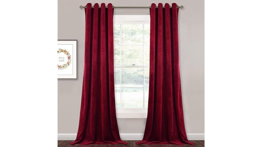 red velvet curtains halloween