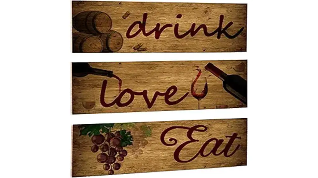 red wine wall art