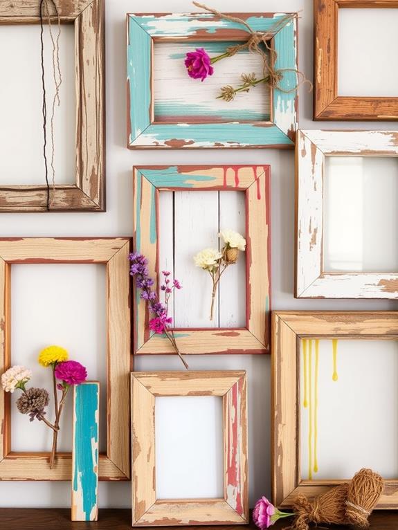 repurposed decorative photo frames