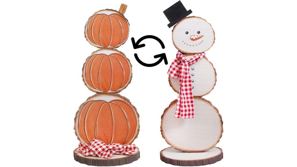 reversible fall winter decoration stand