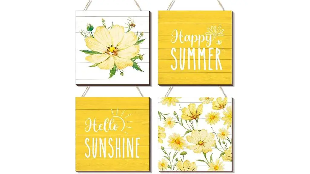 rustic summer decor set