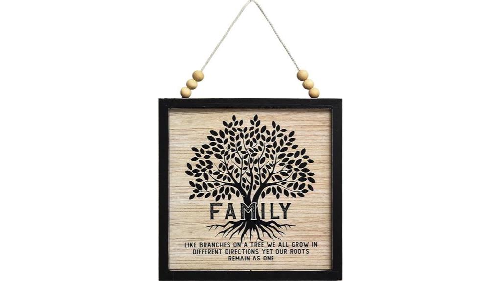 rustic vintage family sign