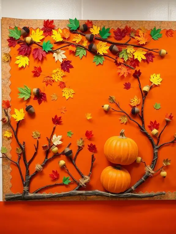 seasonal autumn bulletin board