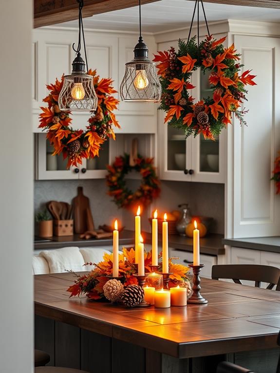 seasonal decorative floral arrangements