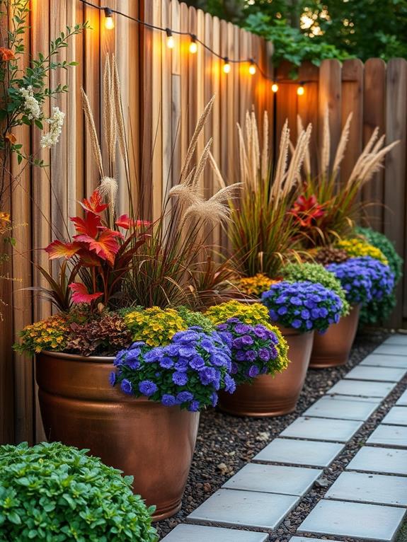 seasonal garden container designs