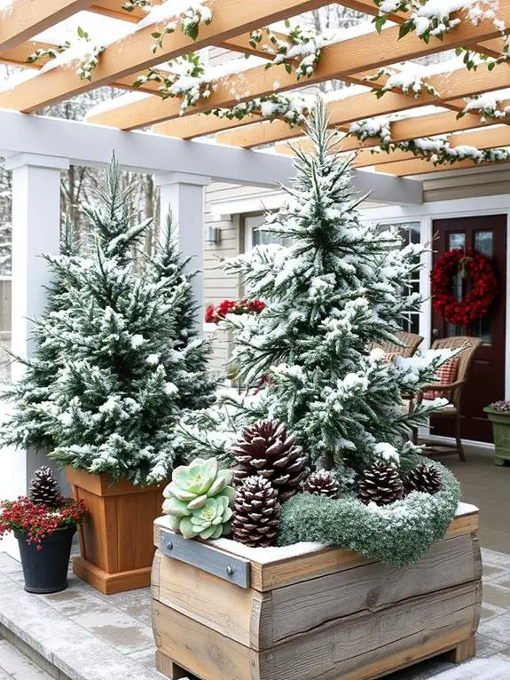 seasonal indoor plant displays