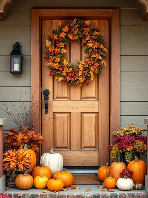 seasonal wreath display event