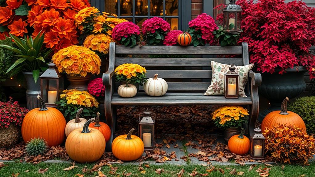 selecting autumn garden decor