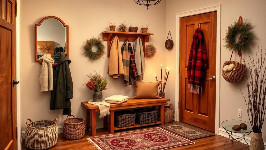 selecting seasonal cloakroom decor