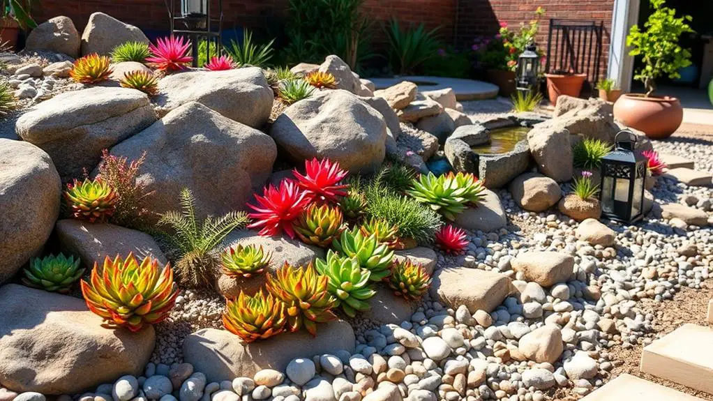 selecting summer rock garden decor