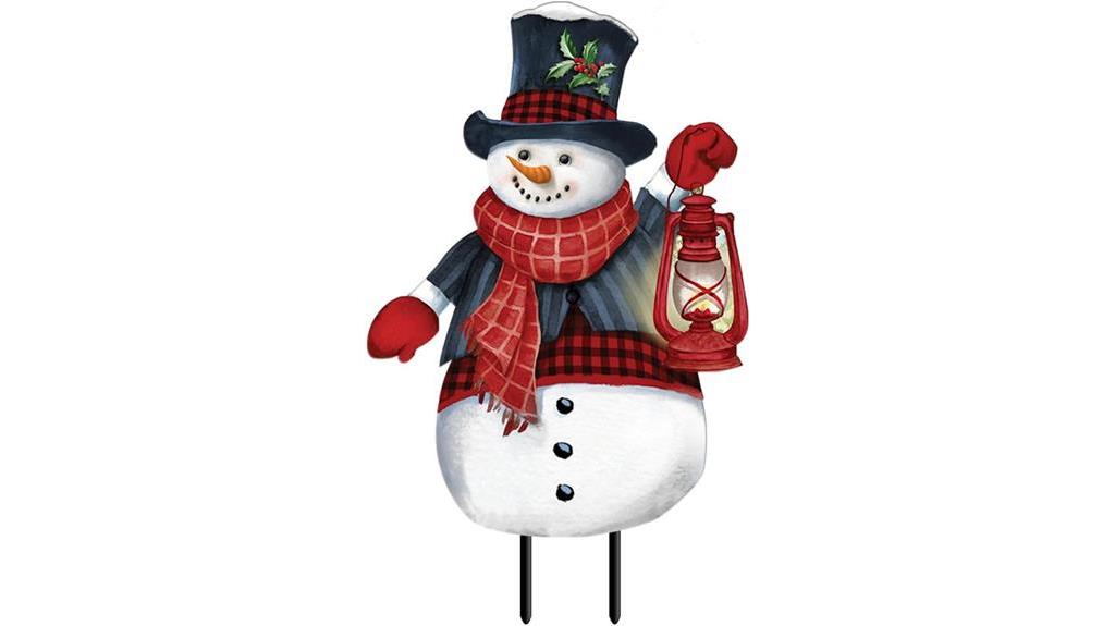 snowman yard art decor