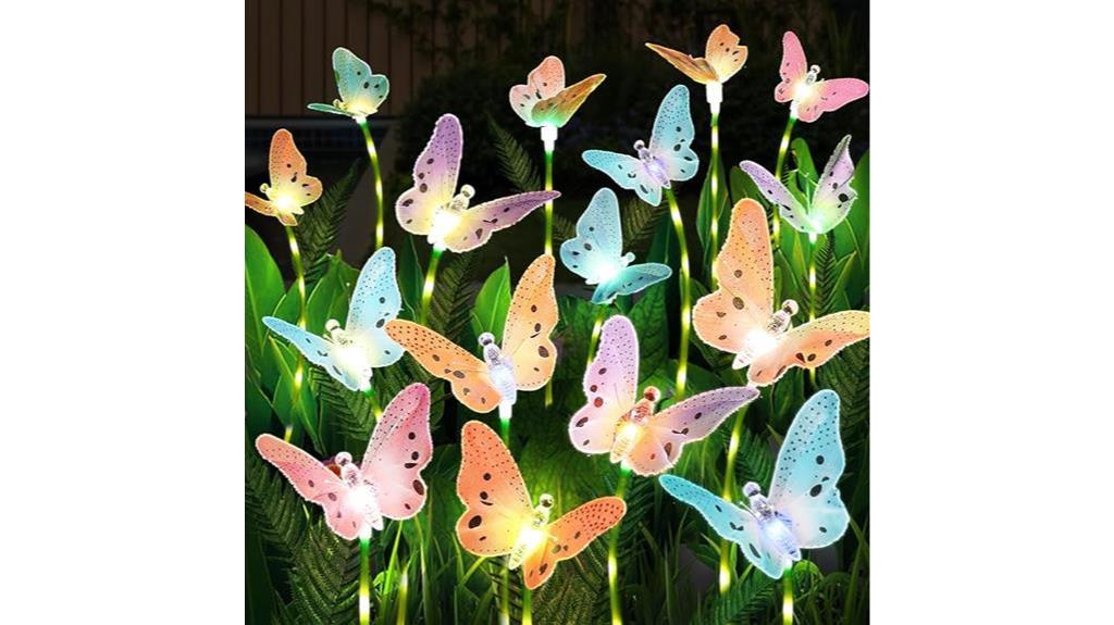 solar garden butterfly lights