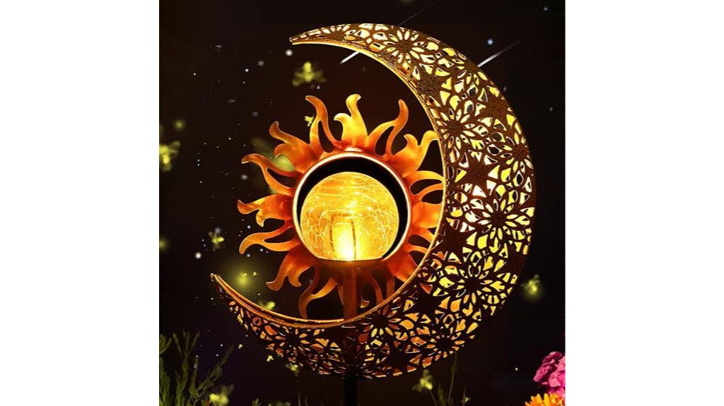 solar garden lights set