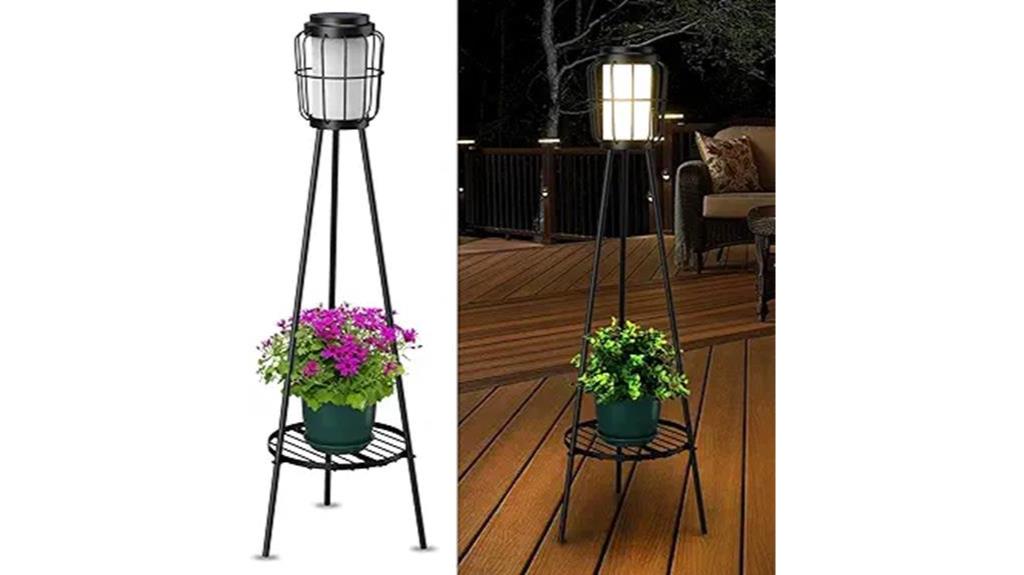 solar outdoor floor lamps