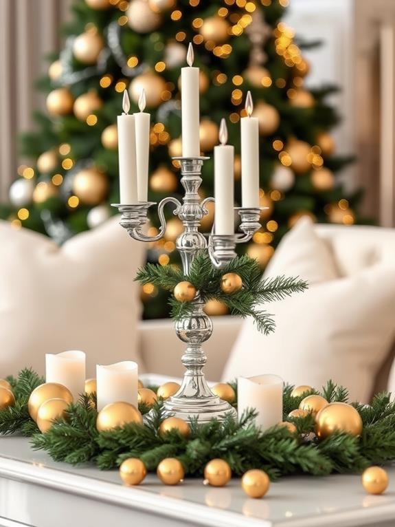 sophisticated candle display design