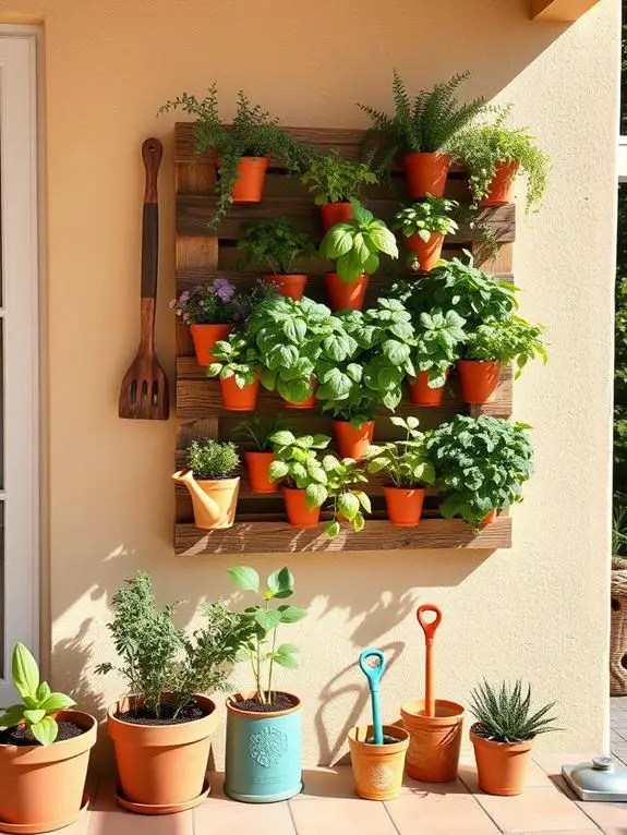 space saving vertical gardening solution