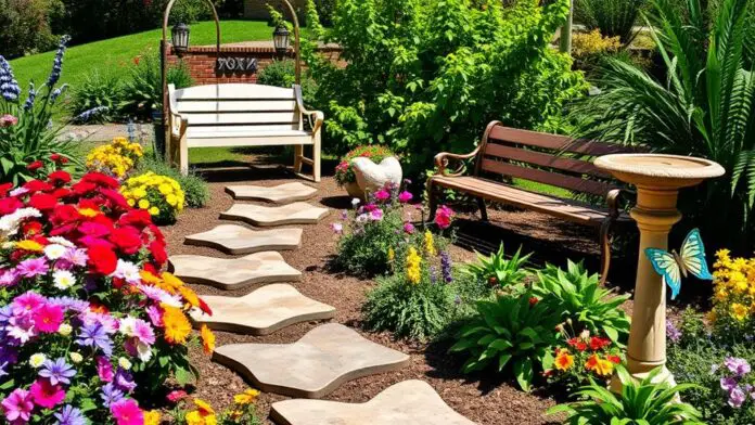 spring butterfly garden decor ideas