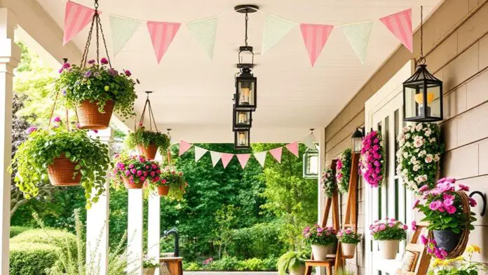 spring carport decoration ideas