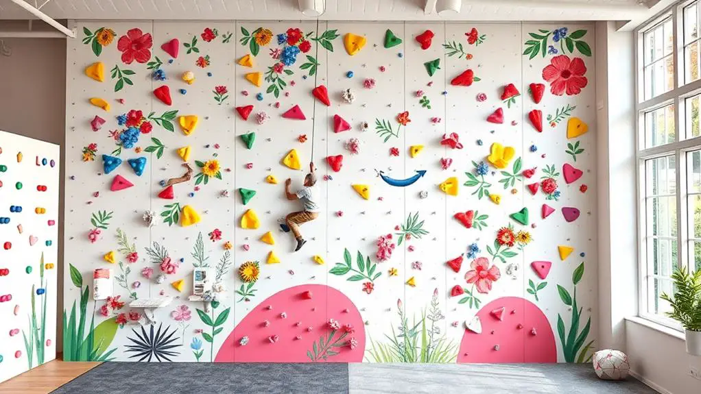 spring climbing wall decor factors