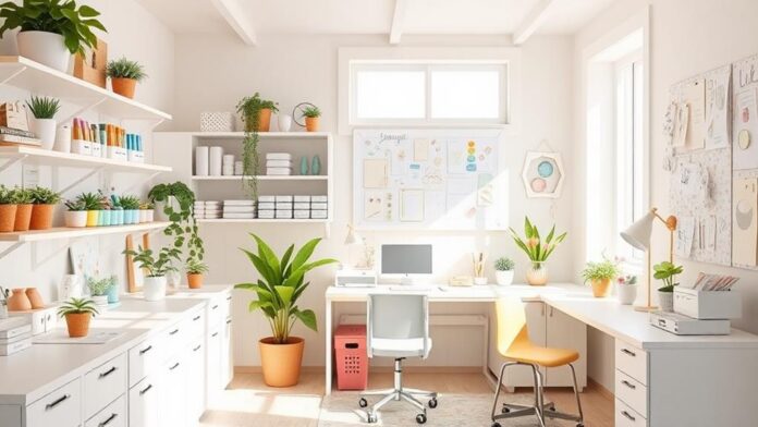 spring craft room inspiration