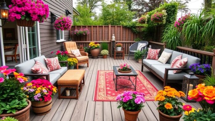 spring deck decor ideas