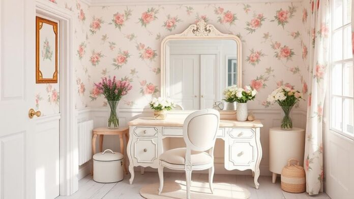 spring dressing room decor ideas