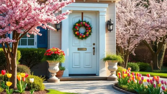 spring drive up decor ideas