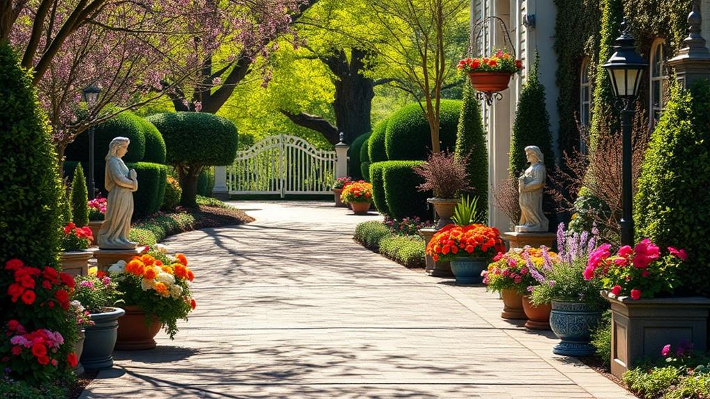 spring driveway decor considerations