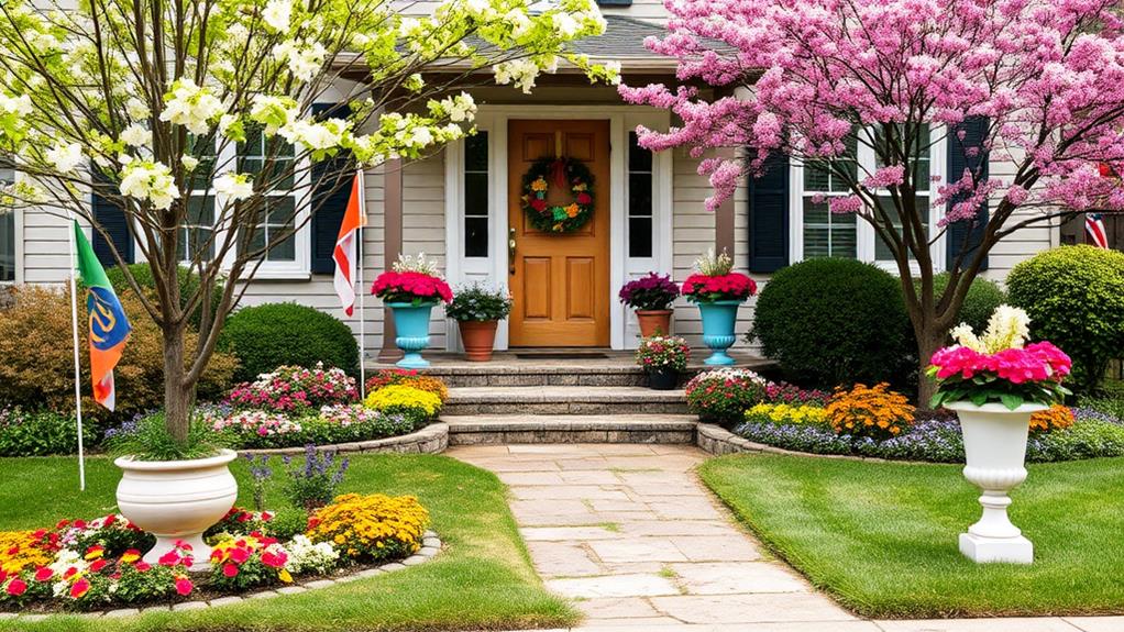 spring front yard decor tips