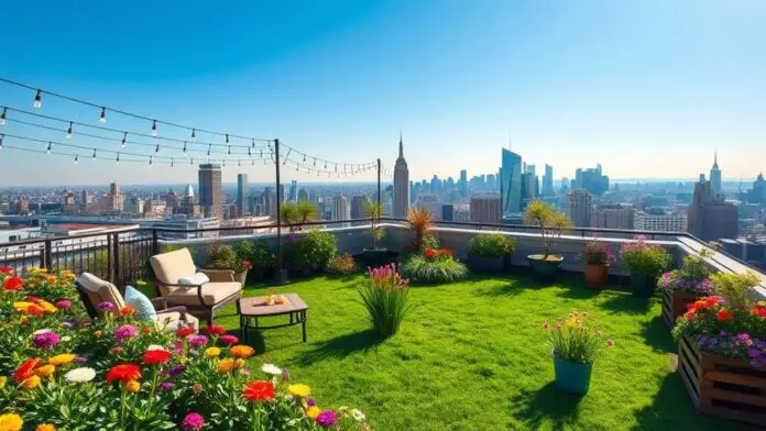 spring green roof decor ideas