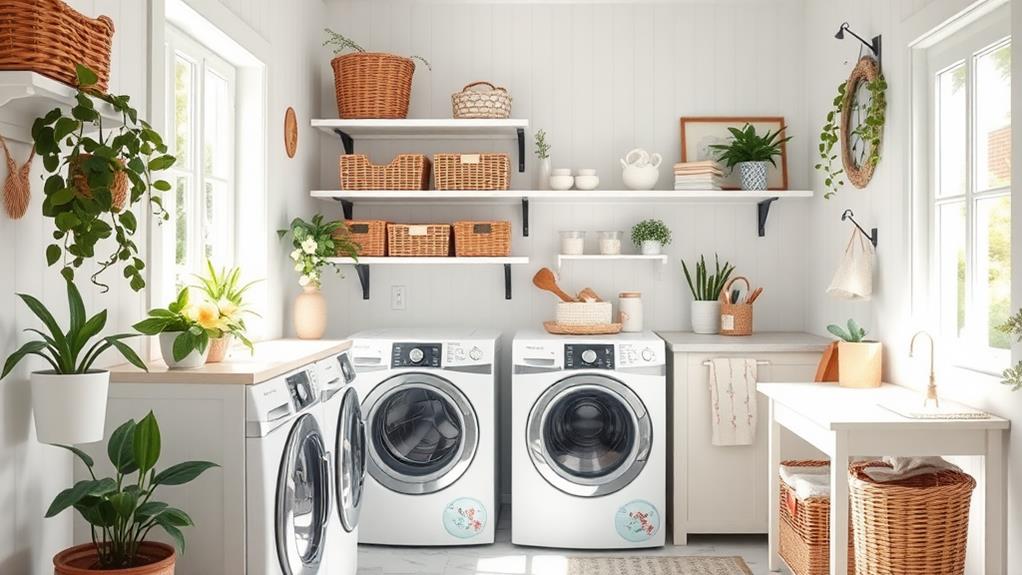 spring laundry room decor tips