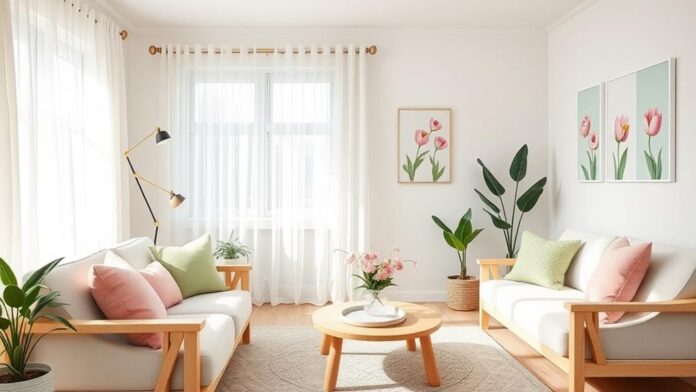 spring living room refresh ideas