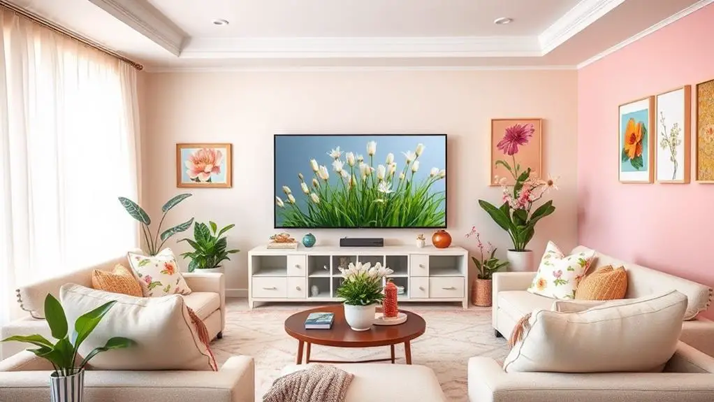 spring media room decor tips