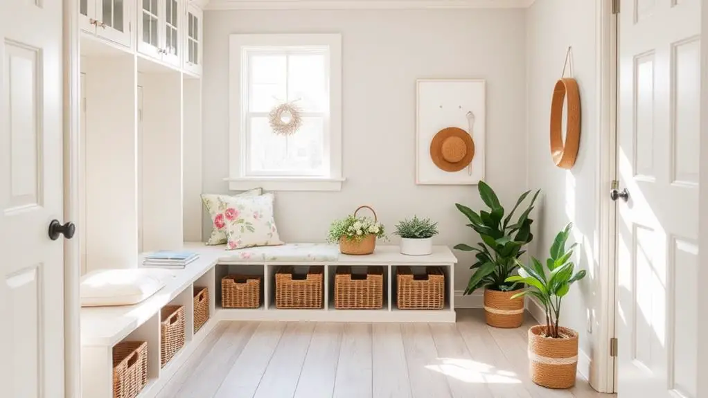 spring mudroom decor factors