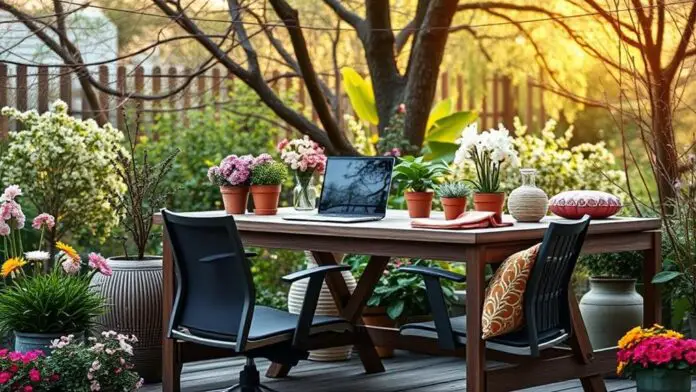 spring outdoor workspace refresh ideas