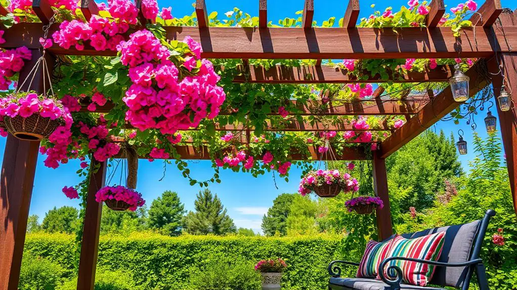 spring pergola decor considerations