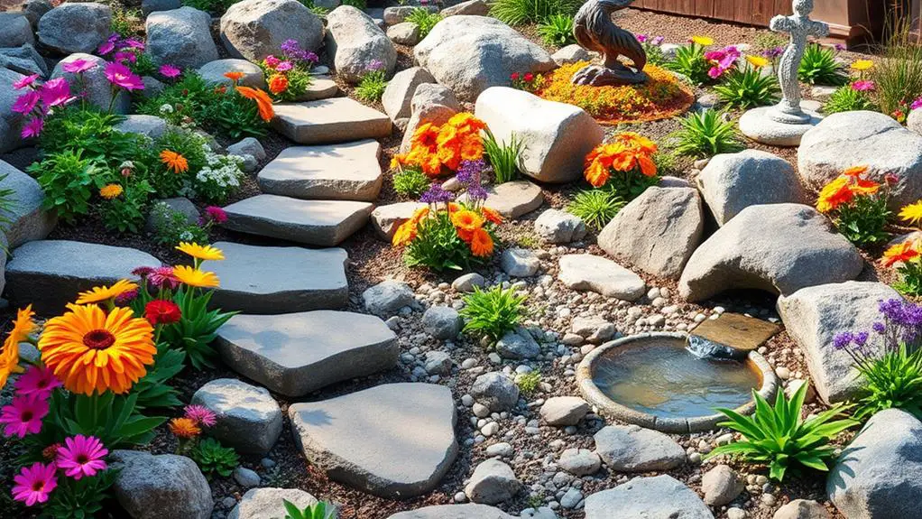 spring rock garden decor factors