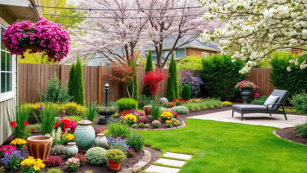 spring side yard decor considerations