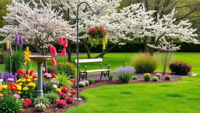 spring side yard decor ideas