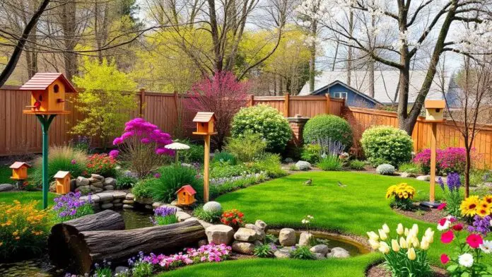 spring wildlife habitat decor ideas